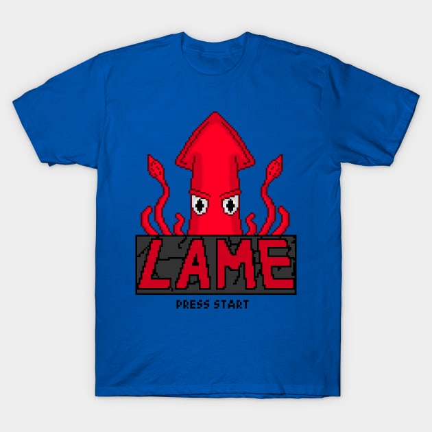 LAME Squid T-Shirt by GrimDork